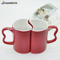 11oz couple sublimation couple mug lovers mugs color blue